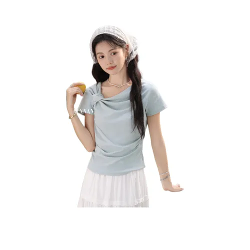 Alxnan Светло-зеленый. Партия 2 Женские футболки