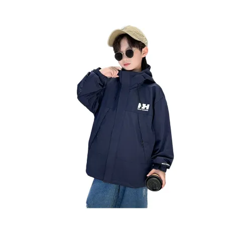 7 PE Ветровка Темно-синий Подростки