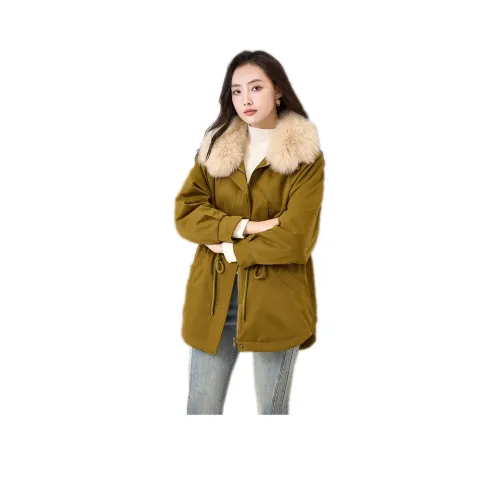 SMEN PARKA Пальто Женское Чайный Коричневый