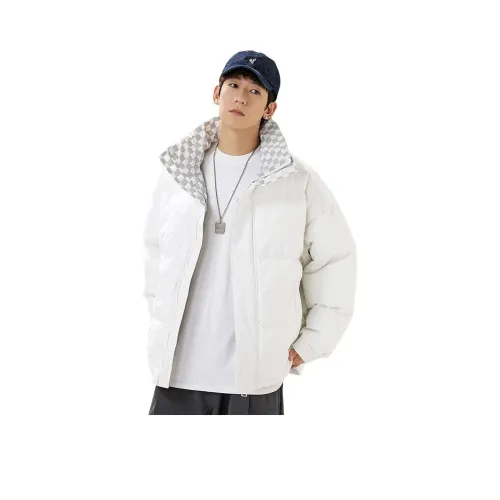 TREK TRAVEL Хлопковый пуховик Пальто Унисекс Белый