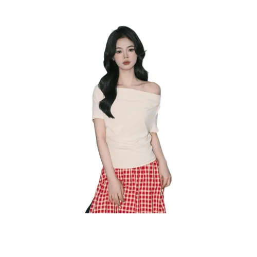 FOREVER 21 T-рубашка Женская Абрикосовая