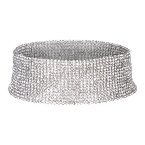 Paco Rabanne Брасс Ожерелья Женские Серебряные