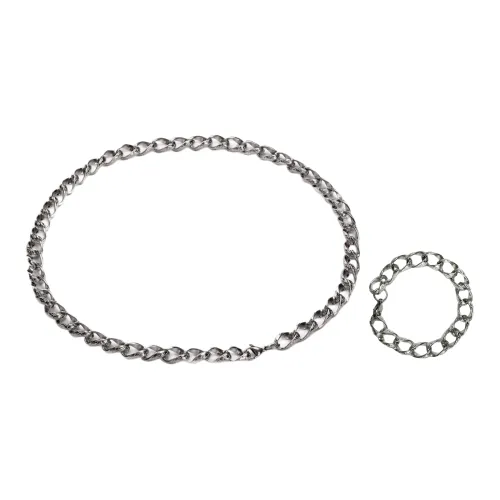 PJ's Vigor Титановая сталь Ожерелье Серебряное Унисекс