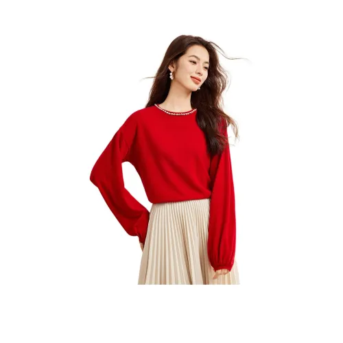 CARBAMMI Красный Женские Свитеры