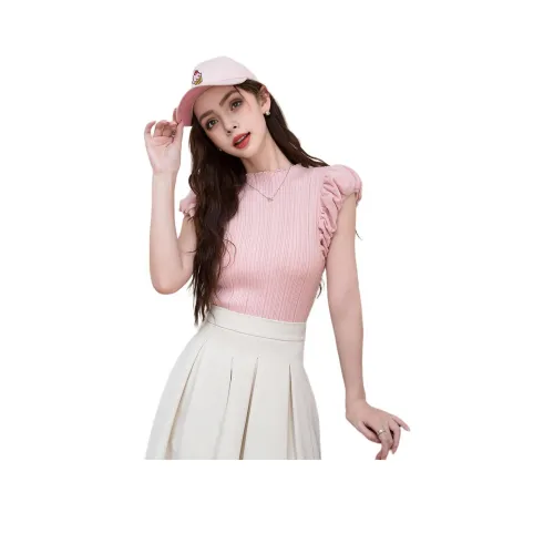 FAWENXIANGZI Буф-рукав Т-рубашка Женская