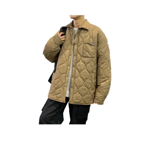 Tonlion FW23 Хлопковый пуховик Мужской Темно-Кофейный