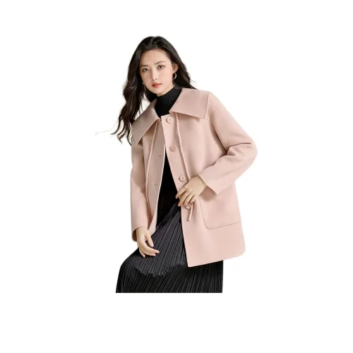 SMEN Розовое Женское Пальто