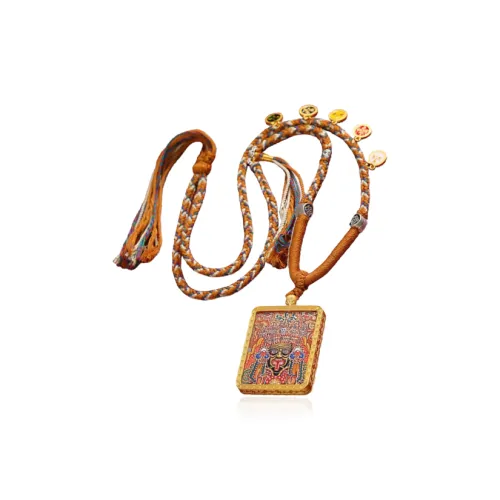 CHONGQINGJINDIAN Цветное стекло Ожерелья Унисекс