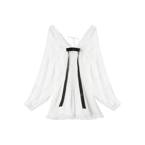 GRAYISMOON Длинное платье с длинными рукавами женское