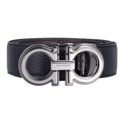 Ferragamo Ремни из коровьей кожи Мужской Черный