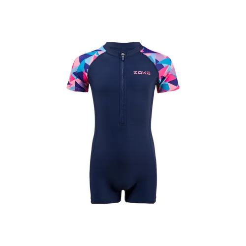 ZOKE SS23 Детский купальник детский темно-синий