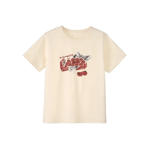 Fstudio Летний Корейский стиль Lazy С принтом 100% хлопок Повседневный Короткий рукав T-рубашки Женские