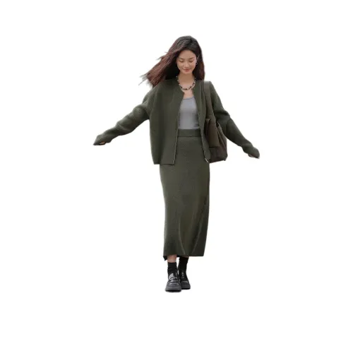 Dme Одежда Sets Зеленый Женские Комплекты с юбкой