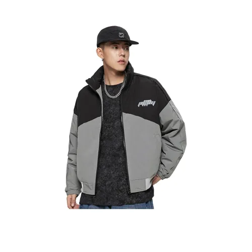 Jifffly Куртка Унисекс Черный Серый