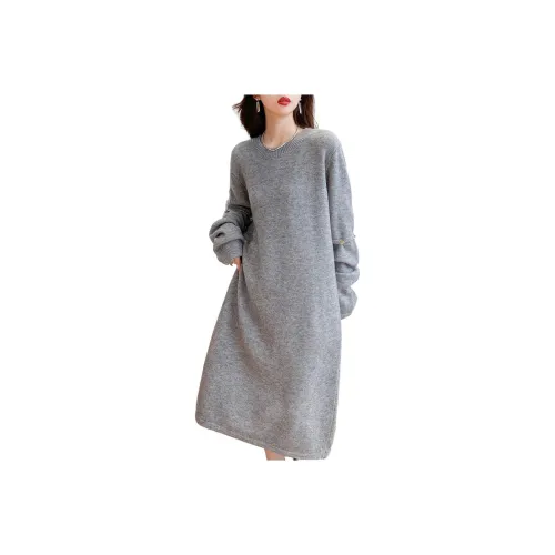 Mokana Длинное платье с длинными рукавами женское