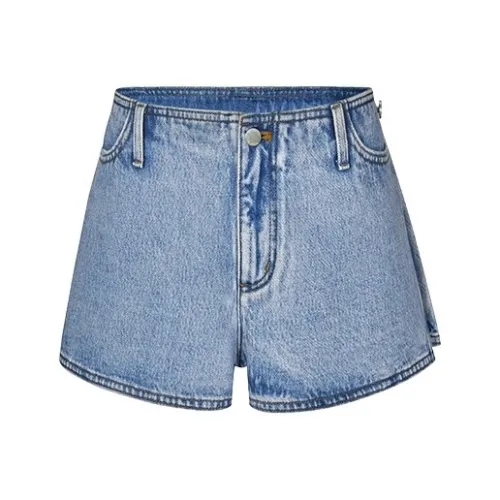 NUTH Стираемые Средне-голубые Женские Джинсовые шорты