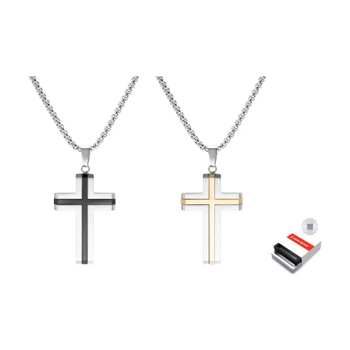 Cooraree Титановые стальные ожерелья унисекс