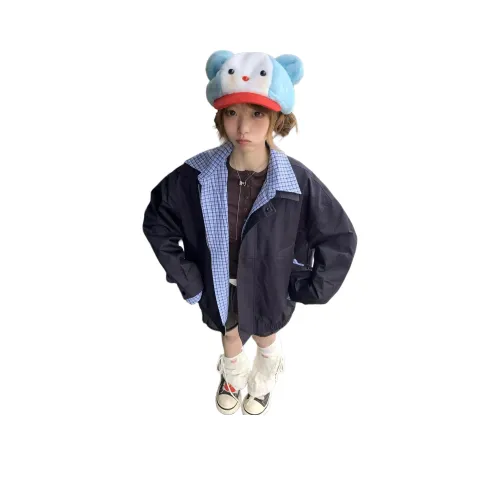 MUQINGQING Темно-синие женские куртки