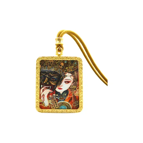 ZHENGDAFU Цветное стекло Ожерелья Унисекс