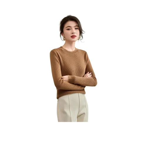 CARBAMMI CAMEL Женские Свитера
