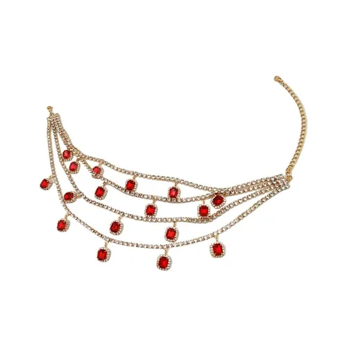 TUTAE Сплав Ожерелья Женские Красные