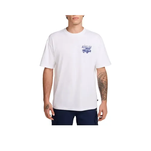 nike SBMax90 T Рубашка Мужская Белая