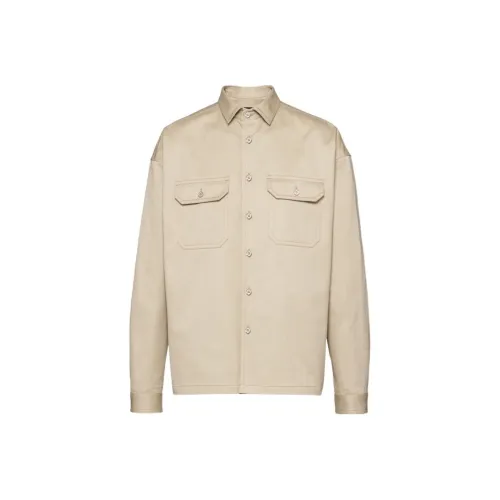 PRADA Куртки и Пальто Мужской Бежевый