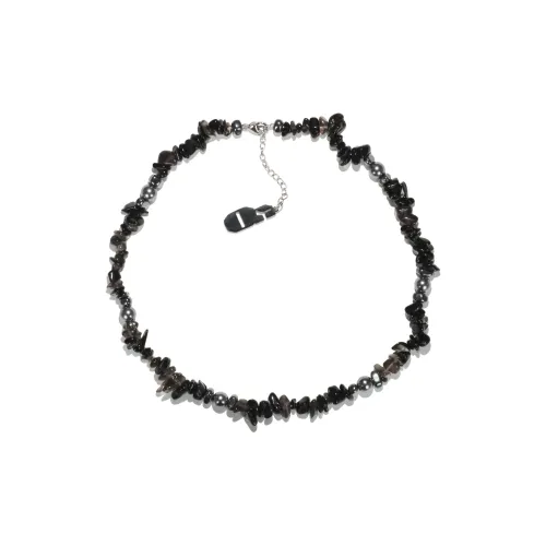 Get'em ON Shell Pearl Crushed Stone Necklaces Unisex