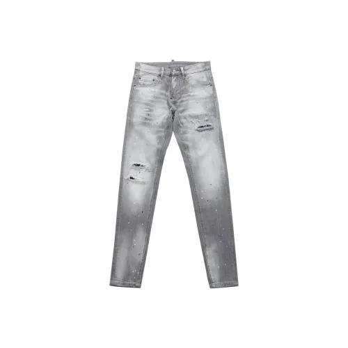 MAREA VESUVIO Потертый серый Мужские Джинсы