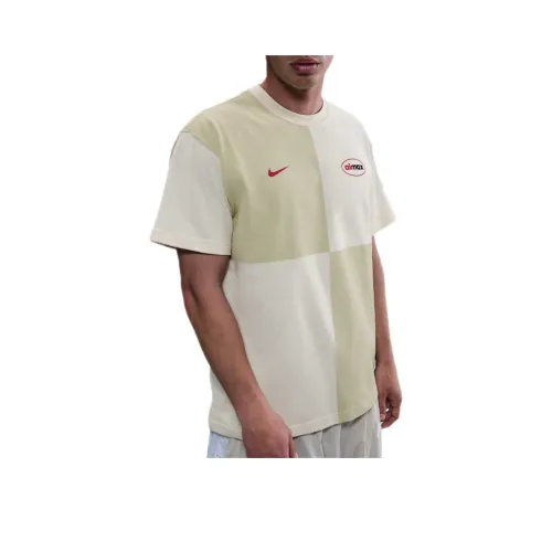 Nike LiverpoolFC SS25 Air Max Премиум T-Shirt Мужской Желтый Белый