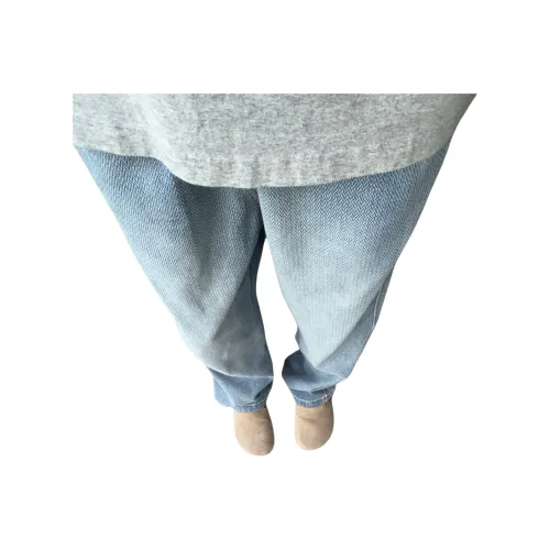 GANGZAI Синие Унисекс Джинсы