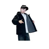 Черный (с флисовой подкладкой и утепленный)