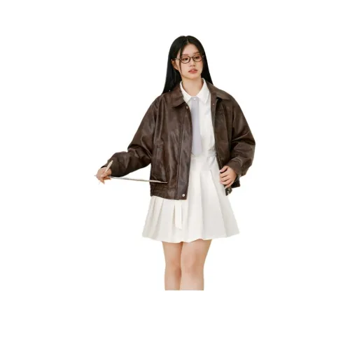 SHIRAN Темный кофейный женский куртки