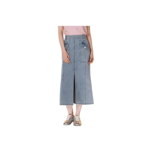 Caroline Denim Long Skirt Women's