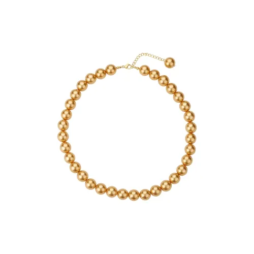 Social Talent Жемчужные Медные Золото-Покрытые Ожерелья Женские