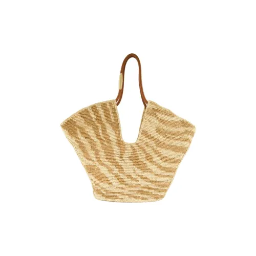 Zimmermann Рафия Сумка через плечо Большая Женская Желтая