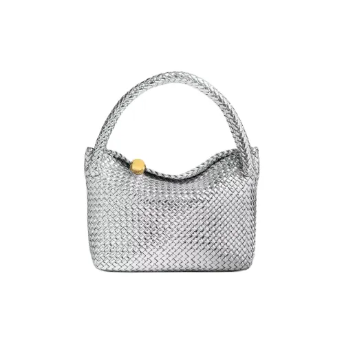 Bottega Veneta Tosca Козья кожа Сумка Женская серебряная