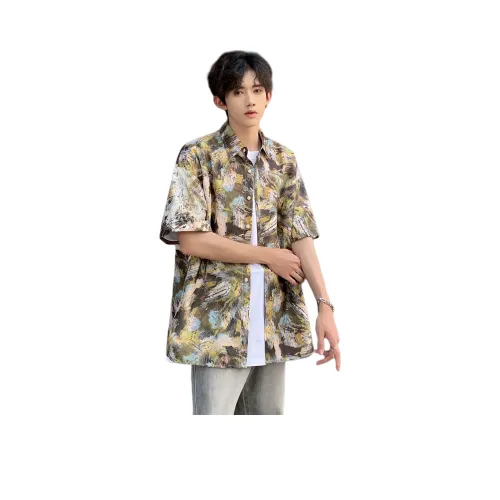 MARK WAFFLE Яшмовый Унисекс Рубашки