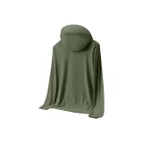 [UPF83+] Оливковый зеленый (M45 Ink серый Улыбающееся лицо Низ Левая сторона B Этикетка)