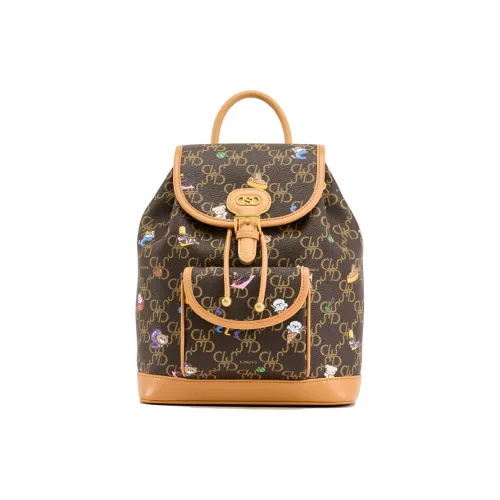 Dragon Rider Рюкзак из коровьей кожи женский темно-коричневый