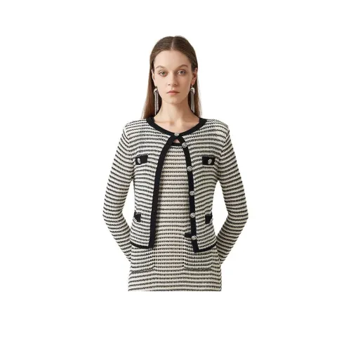 Anmani Трикотаж Женский Черный Белый Полосы