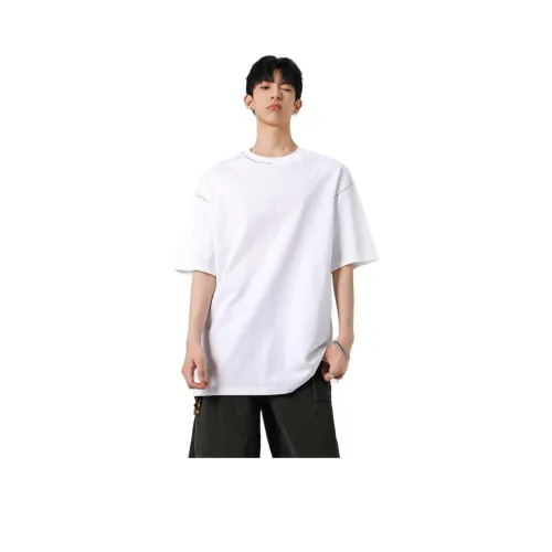 JIARONG Универсальная Рубашка с Короткими Рукавами для Пара Унисекс