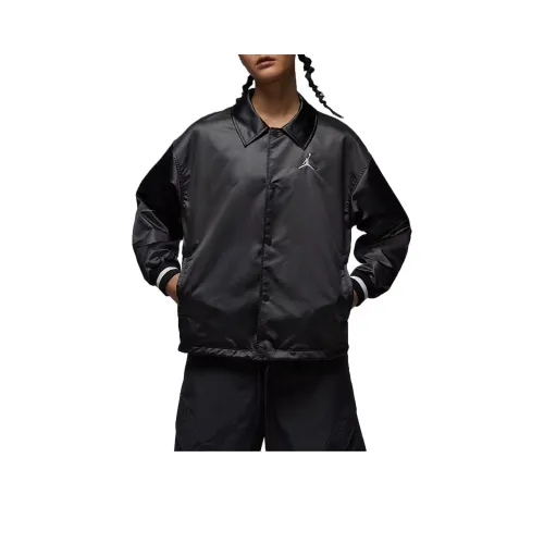 Джордан SS25 Куртка Женская Черная Парусная Белая