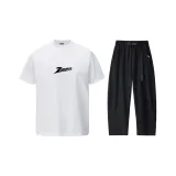 Белый топ+черные брюки