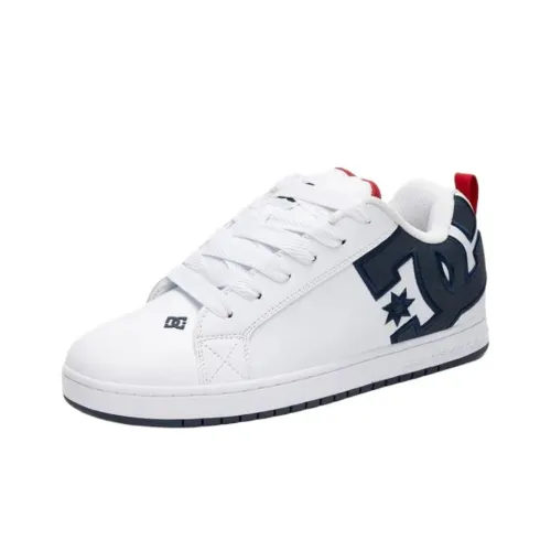 DC Shoes Court Graffik Low Топ Скейтборд Кроссовки Мужские Белые