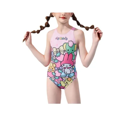 ZOKE X SANLIOU LIANMINGKUAN Детский купальник Melodi SS25 Ягода Paradise My Melody Дети 3-7 лет