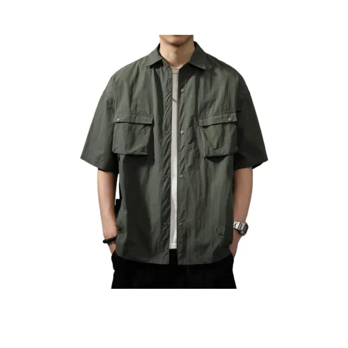 VUAS Весна Рубашка Свободный крой Унисекс