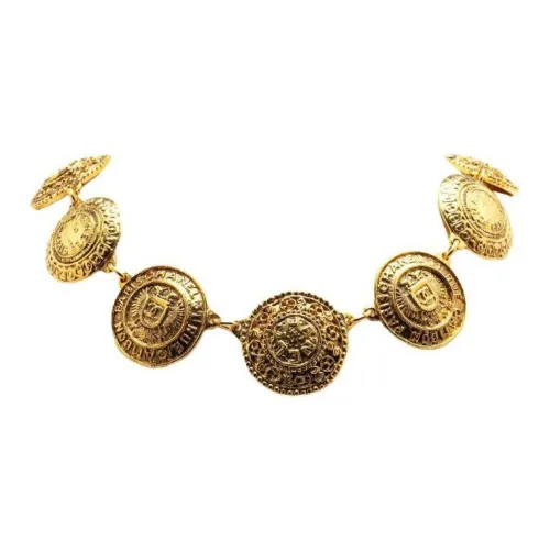 CHANEL CC Золотое Покрытие Ожерелья Женские Золото