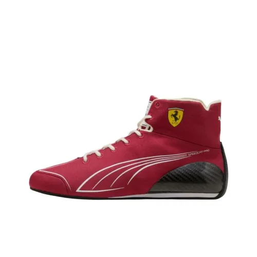 Scuderia Ferrari X PUMA Speedcat Легкие Высокие Кроссовки для тренировок Мужские Красные