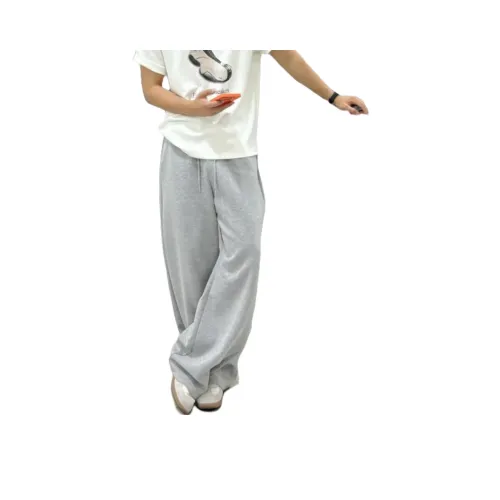 GANGZAI Бело-серый вереск Унисекс Повседневные брюки